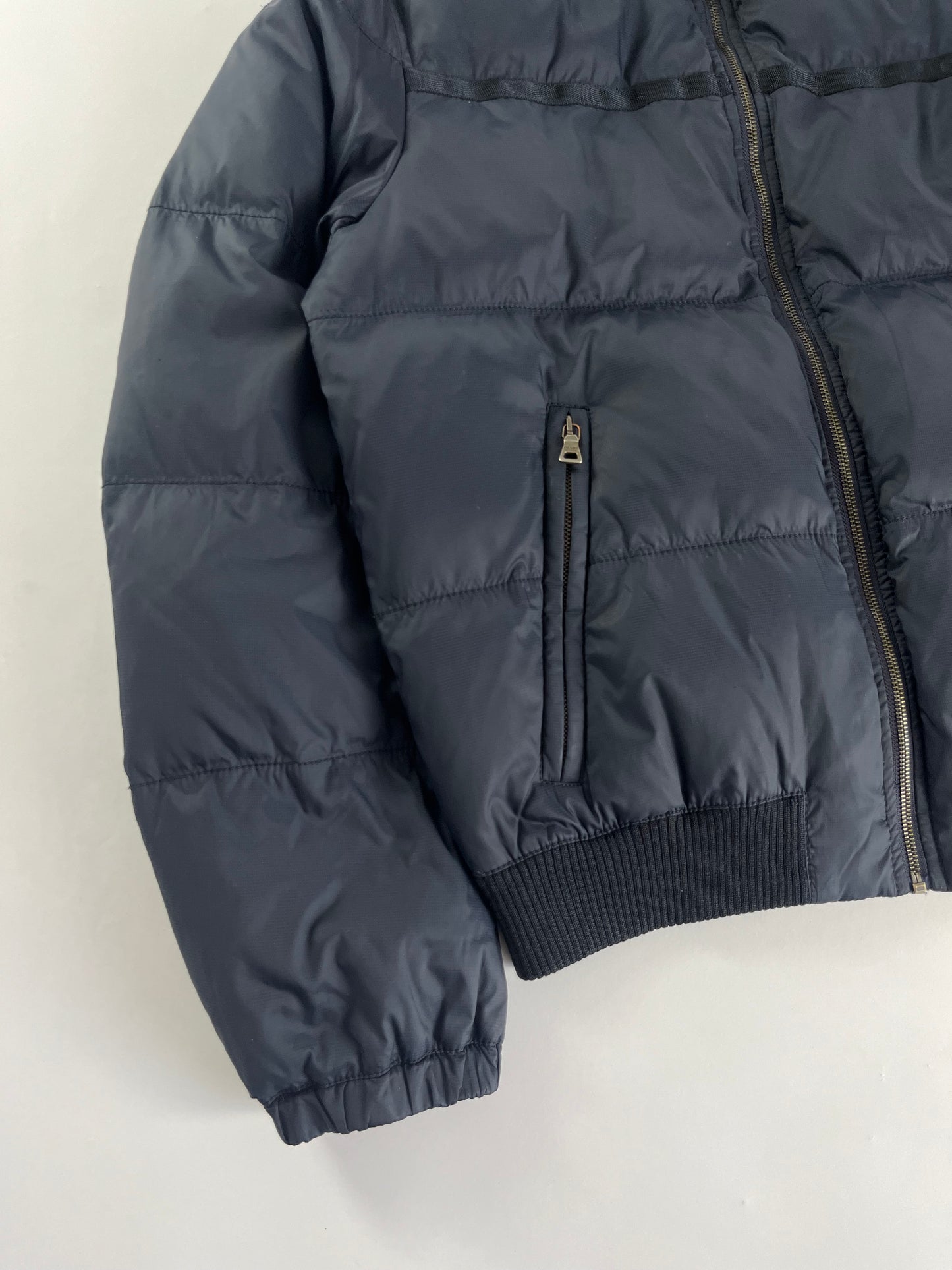 Prada Navy Nylon Puffer Down Jacket FW 2007 - M