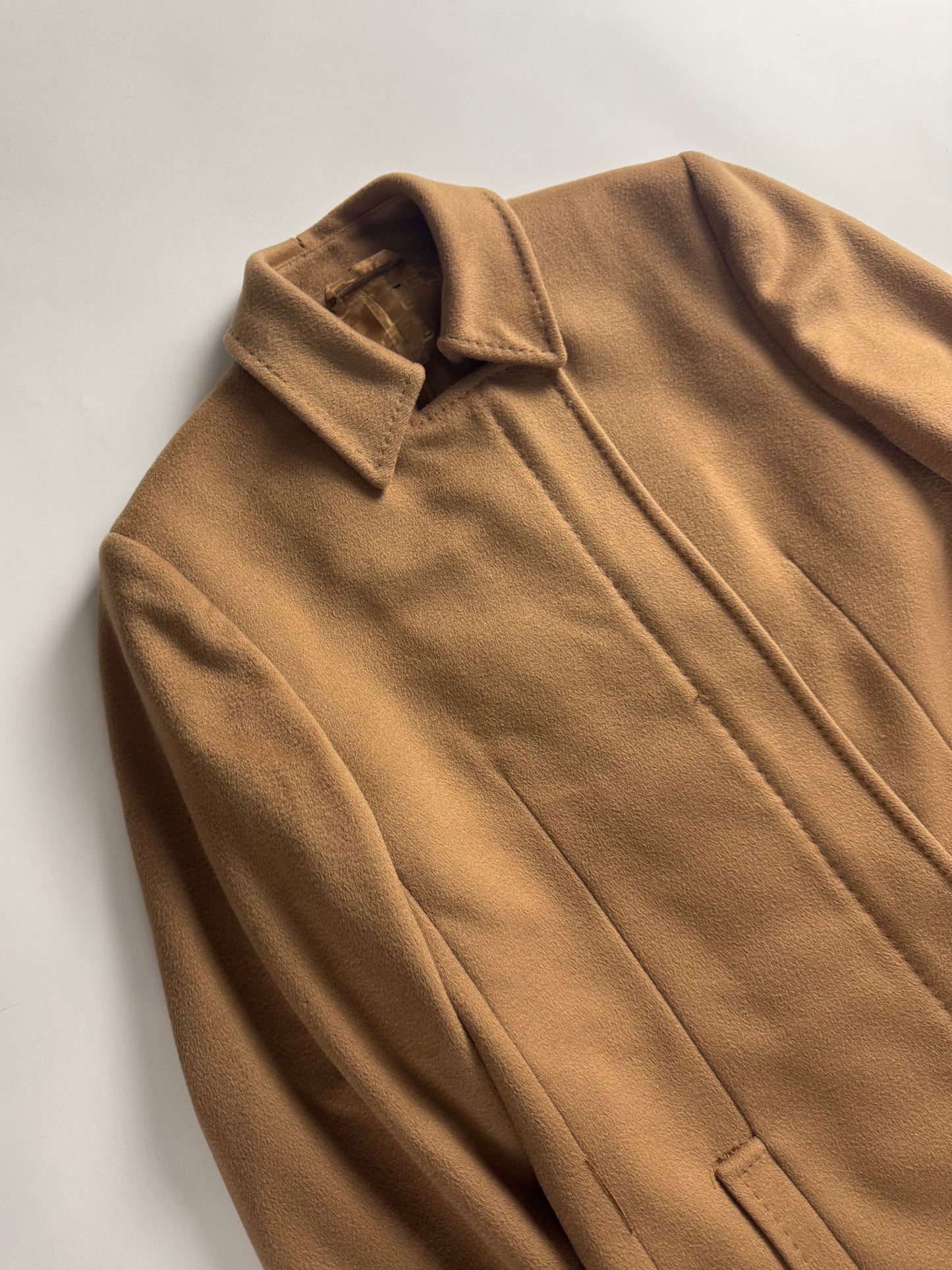 Gucci Tom Ford Camel Wool Coat 2000s - S