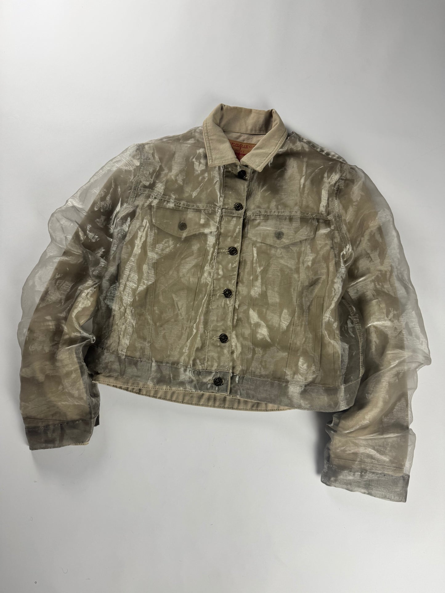 Y/Project Sample Illusion Translucent Organza Trucker Jacket FW 2018 - S