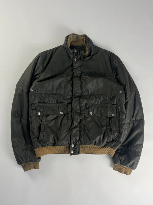 Prada Ribbed Trim Touch Puffer Down Jacket FW 2006 - L