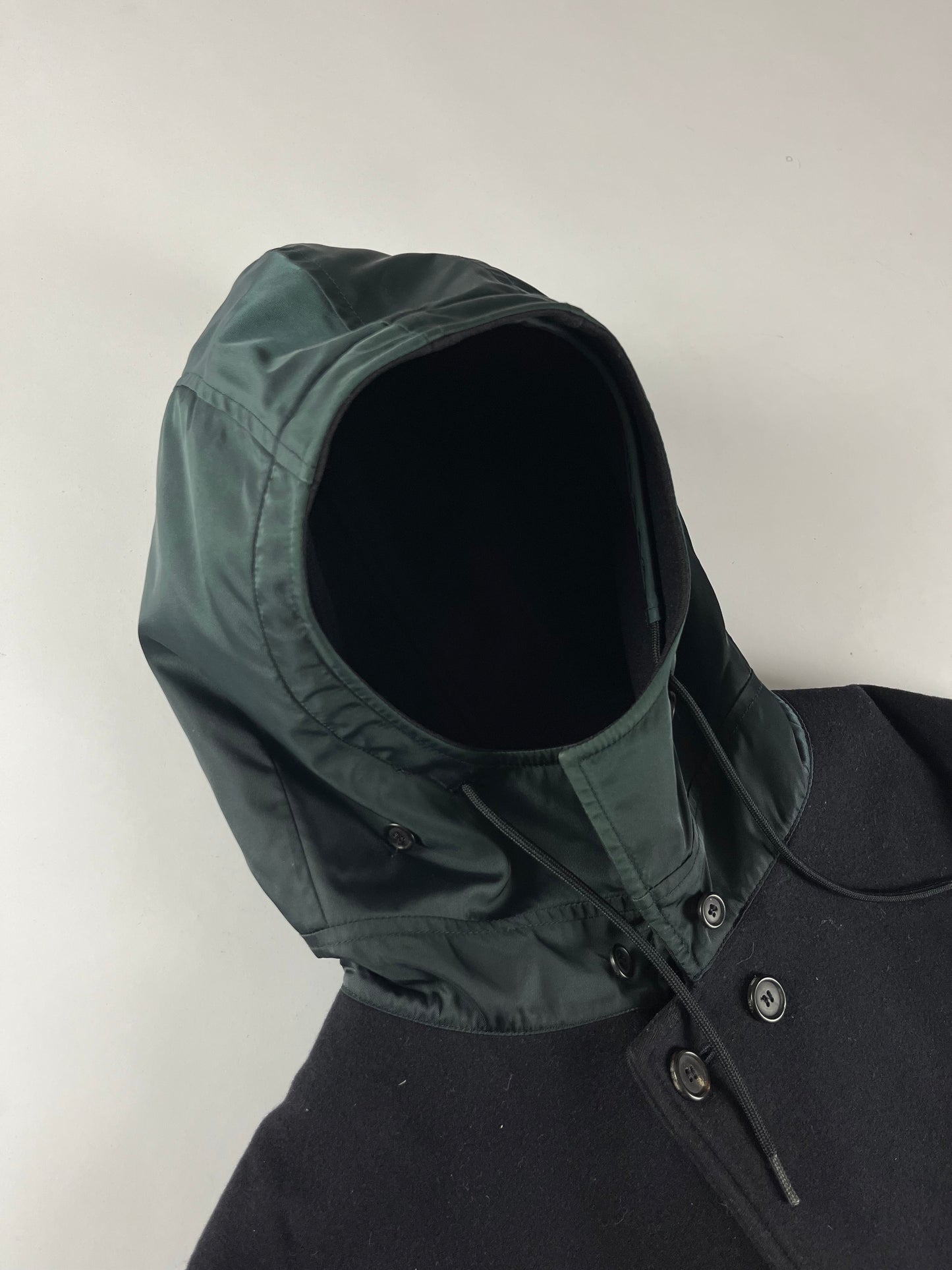 Prada Oversize Pocket Hybrid Fisherman Hooded Jacket FW 2010 - XL