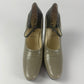 Prada Mary Jane Elegant Two Tones Grey Leather Pumps FW 2001 - 39,5 IT/40,5 EU