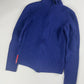 Prada Linea Rossa Shine Blue Corduroy Turtleneck Sweater FW 1999 - S