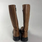 Prada Faded Brown Premium Leather Combats Boots FW 2003 - 40 EU