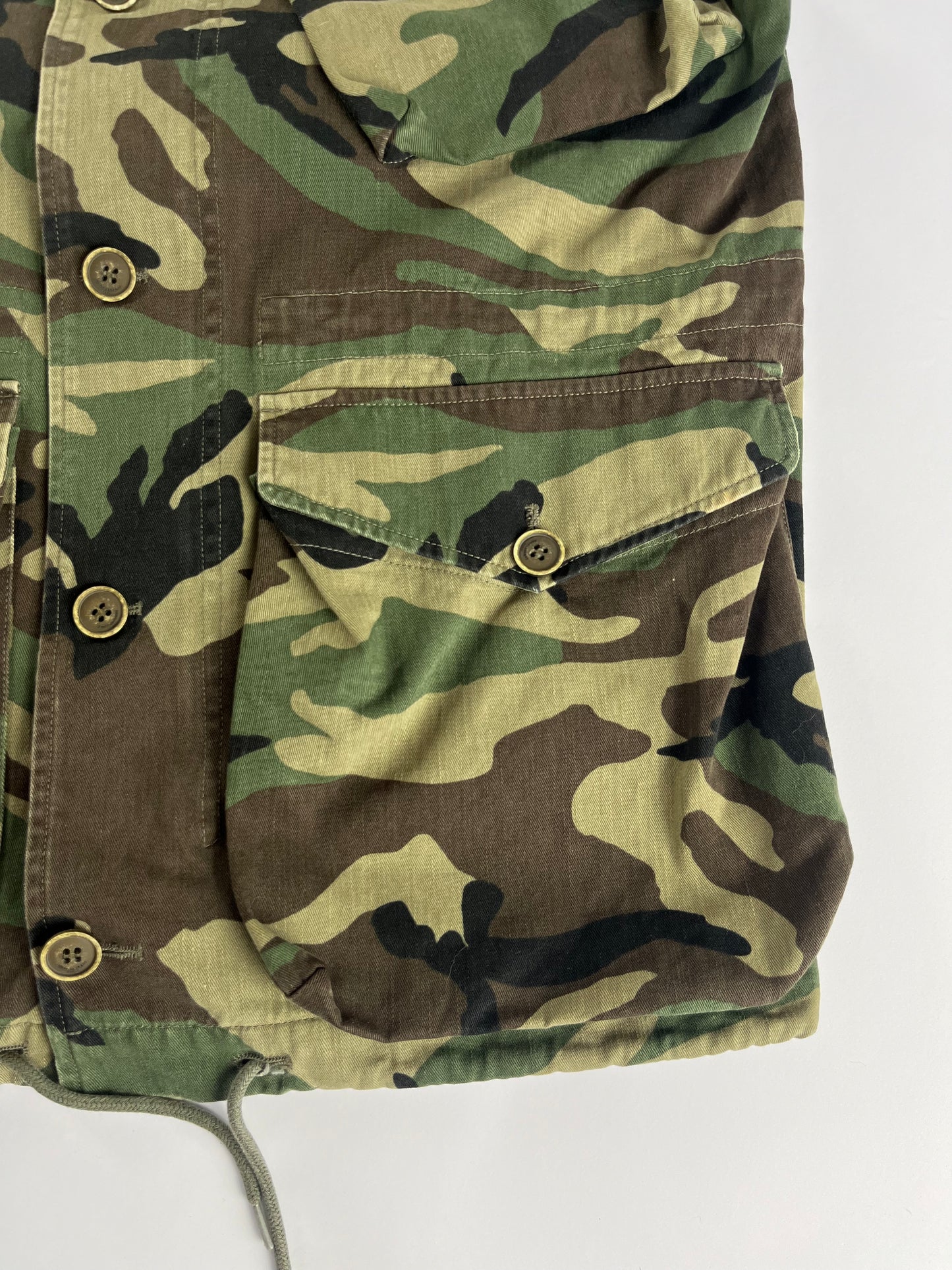 Saint Laurent Sample Military Camo Vest SS 2016 - M