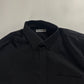 Balenciaga Sample Black Oversized Button Down Shirt - M
