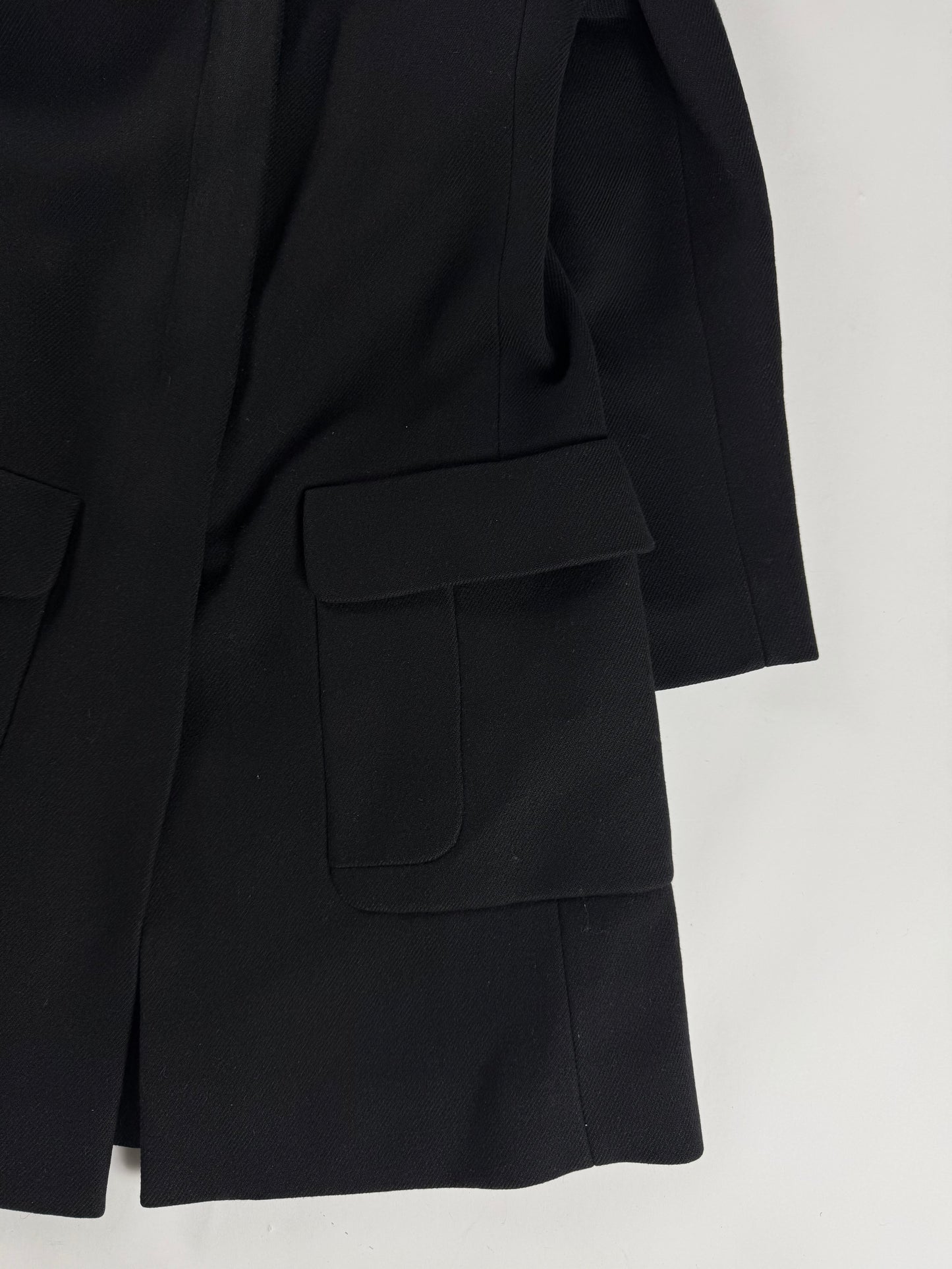 Prada Mesh Trimmed Premium Wool Coat FW 1999 - S