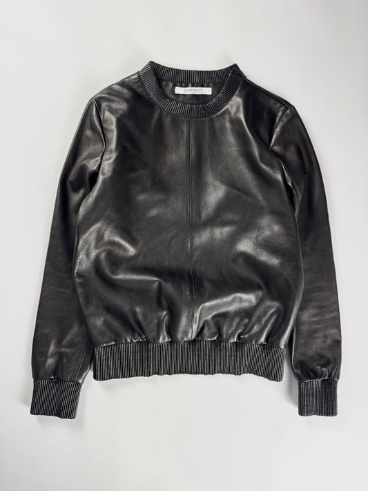 Givenchy Sample Lamb Leather Sweater SS 2015 - S