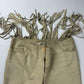 Miu Miu Suede Leather Cowboy Bootcut Pants 2000s - XS