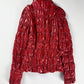 Prada Red Rush Textured Leather Effect Jacket SS 2007 - S