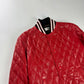 Saint Laurent Sample Quilted Baroque Damier Varsity Bomber Jacket SS 2018 - S
