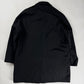 Prada Black Minimalist Strapped Coat FW 1998 - XL