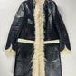 Louis Vuitton Nicolas Ghesquière Shearling Fur Trimmed Coat FW 2015 - S