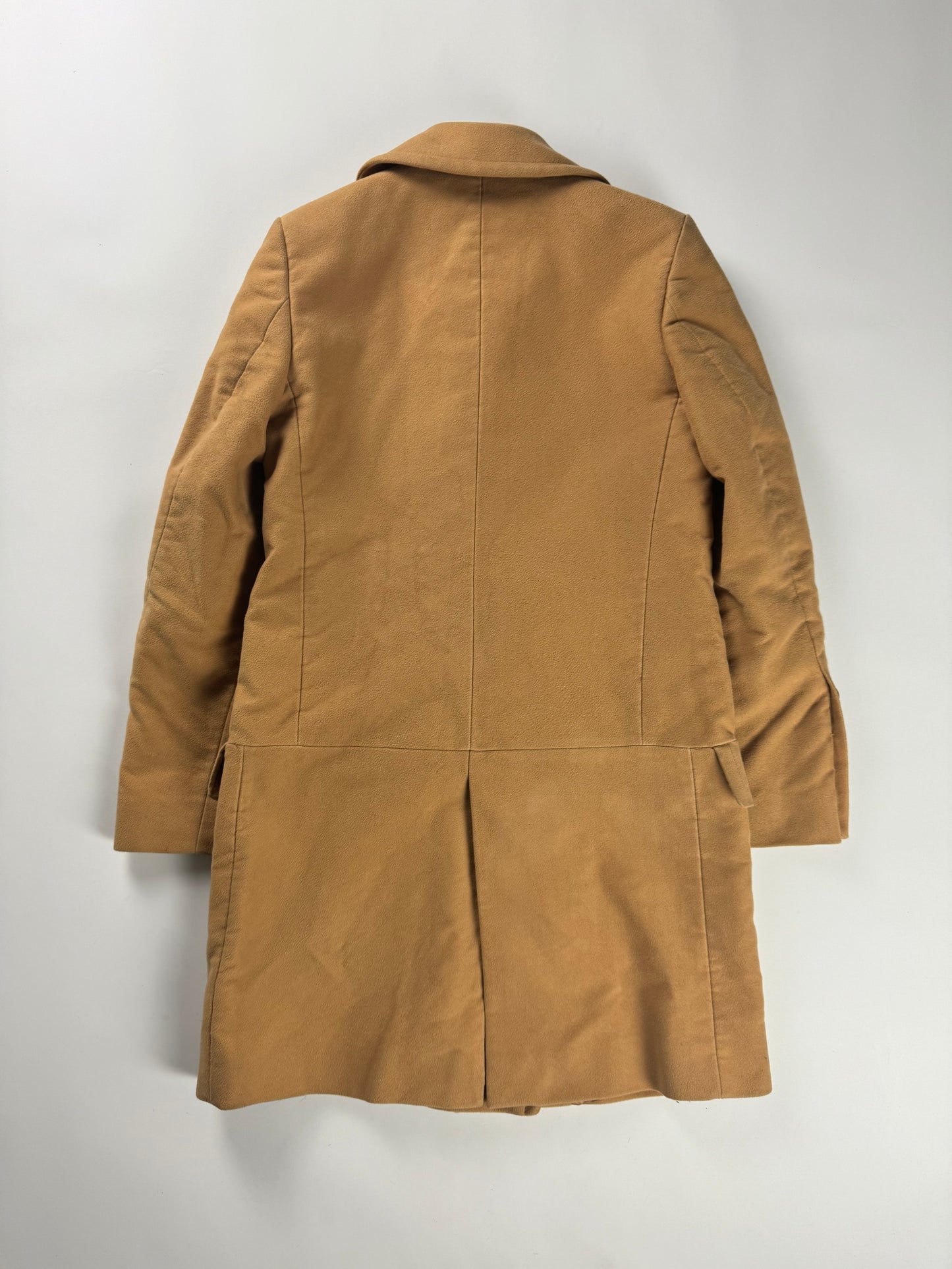 Helmut Lang Camel Double Breasted Coat FW 2001 - S