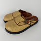 Dior x Denim Tears Sample Peace Sign Buckle Oblique Brown Mules FW 2023 - 44 EU
