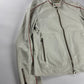 Prada Motolight White Light Leather Moto Jacket 2000s - L