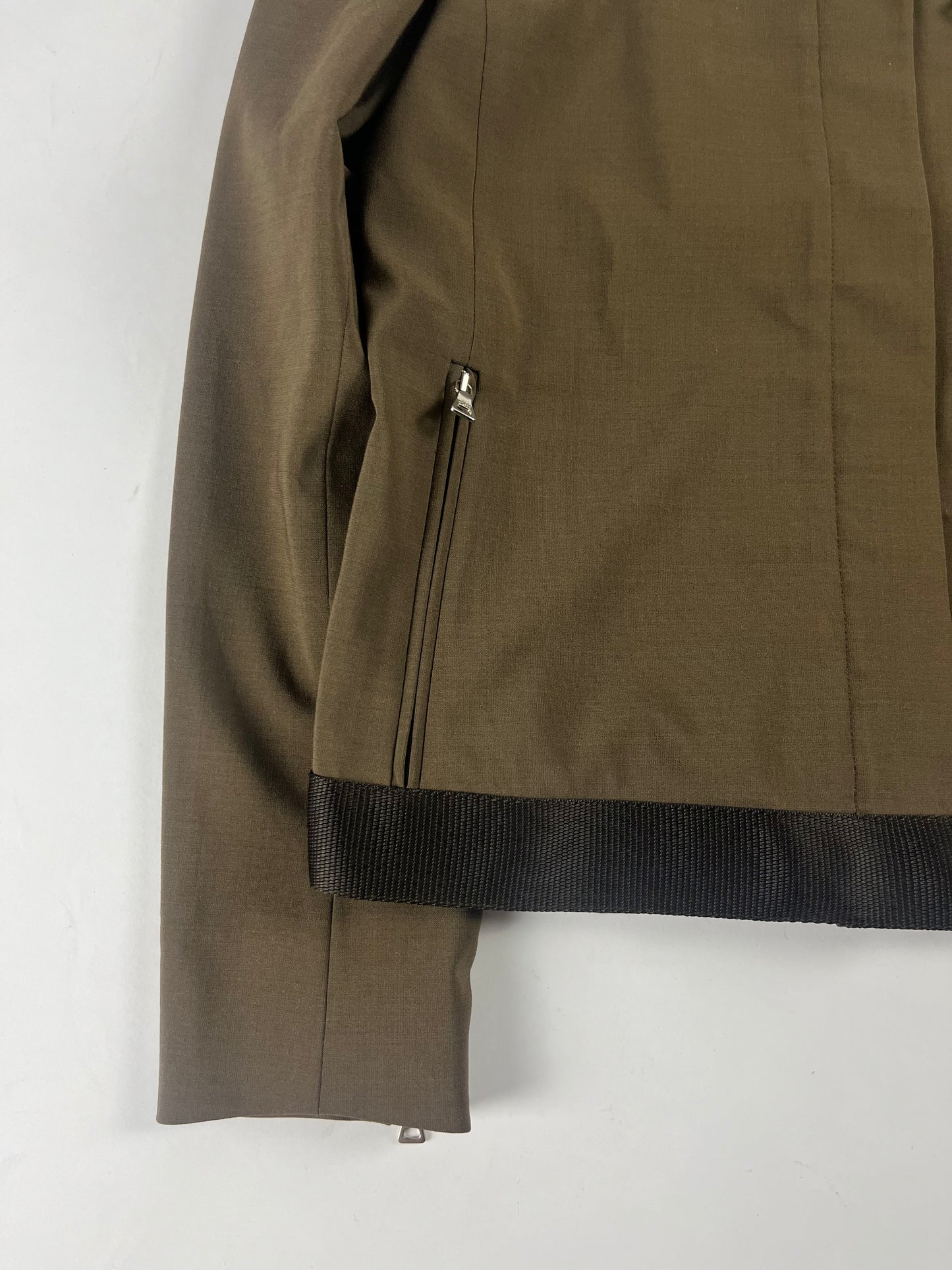 Prada Nylon Buttoned Light Work Zip Jacket FW 1999 - XS