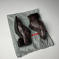 Prada Purple Snakeskin Leather Oxford Shoes - 38,5 IT/39,5 EU