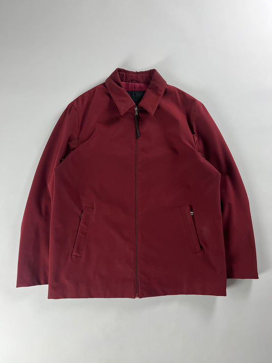 Prada Oversize Red Nylon Work Jacket FW 2000 - M