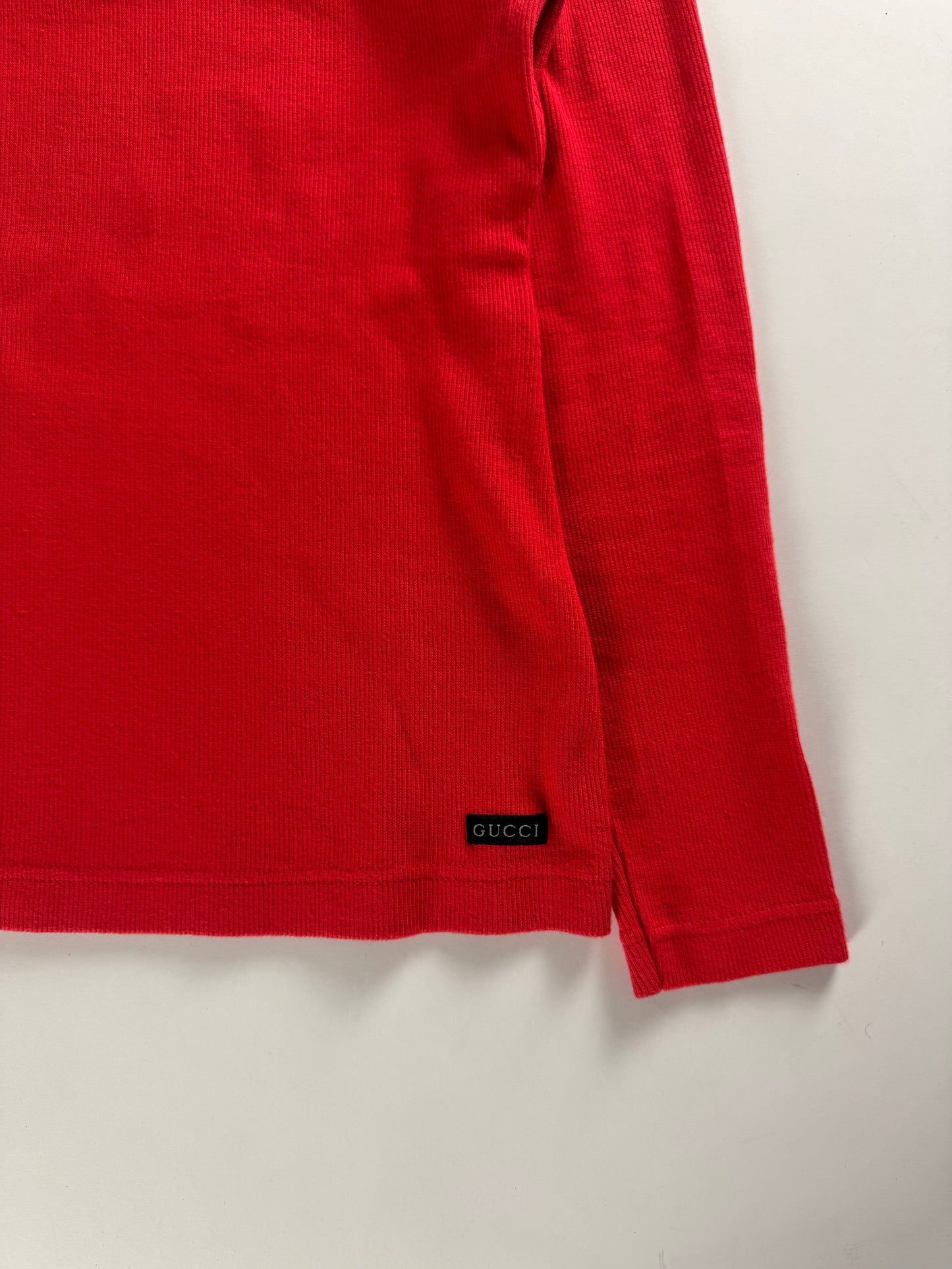 Gucci Red Cotton Top SS 1996 - M