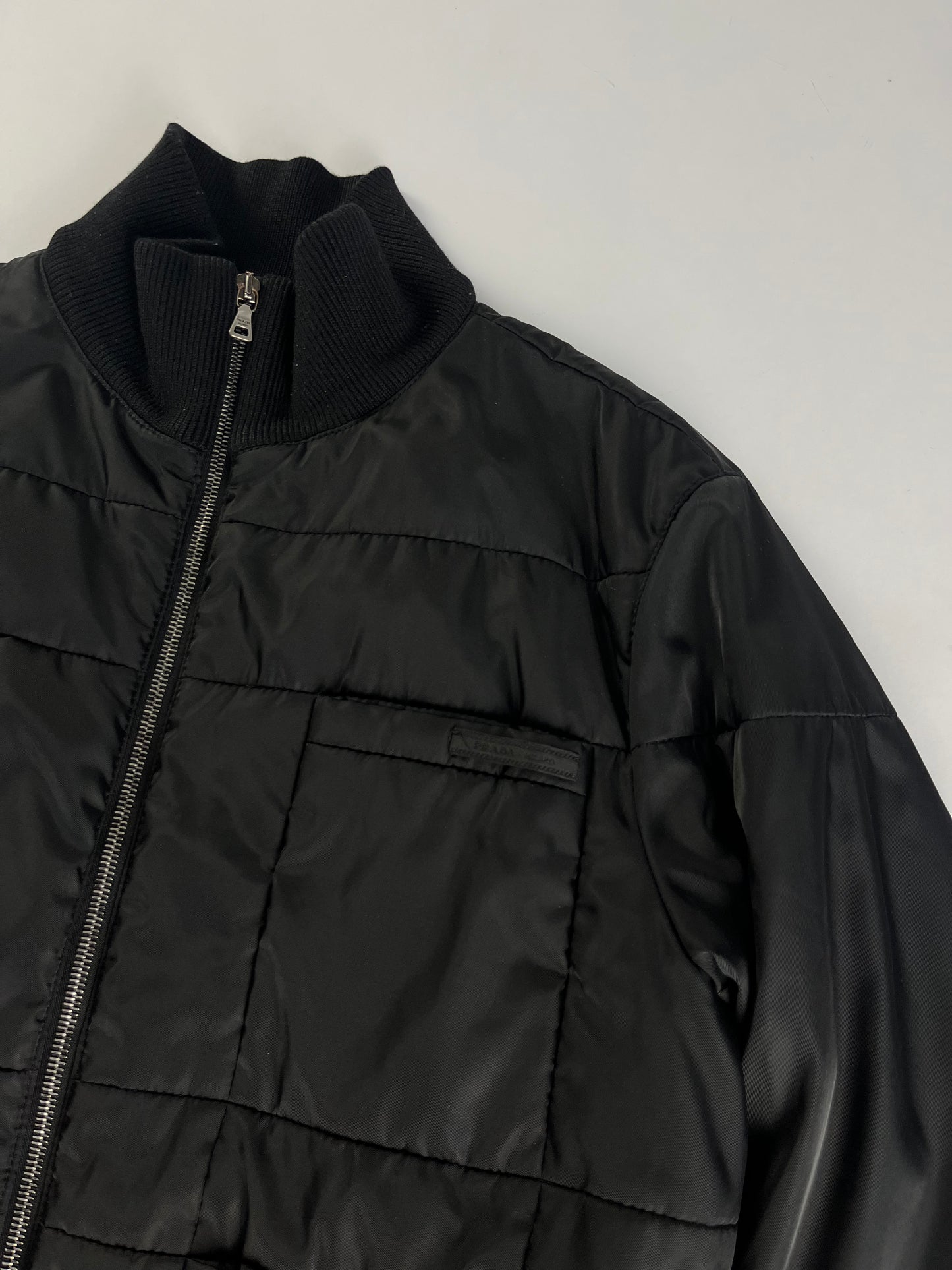 Prada Nylon Padded Blouse Bomber Jacket FW 2008 - M