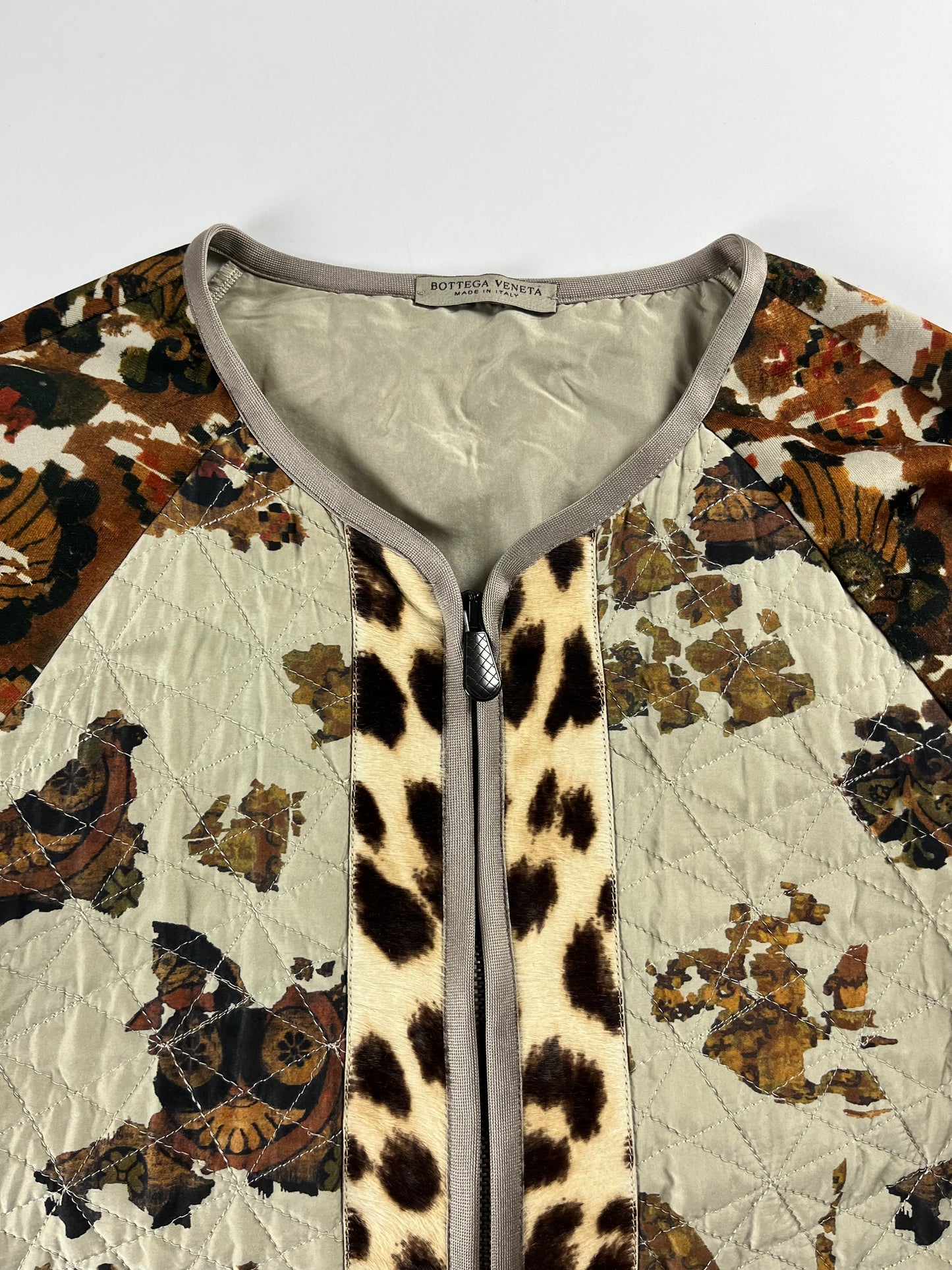 Bottega Veneta Safari Leopard Print Zipper SS 2016 - S