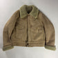 Gucci Tom Ford Suede Camel Shearling Jacket FW 2002 - XL