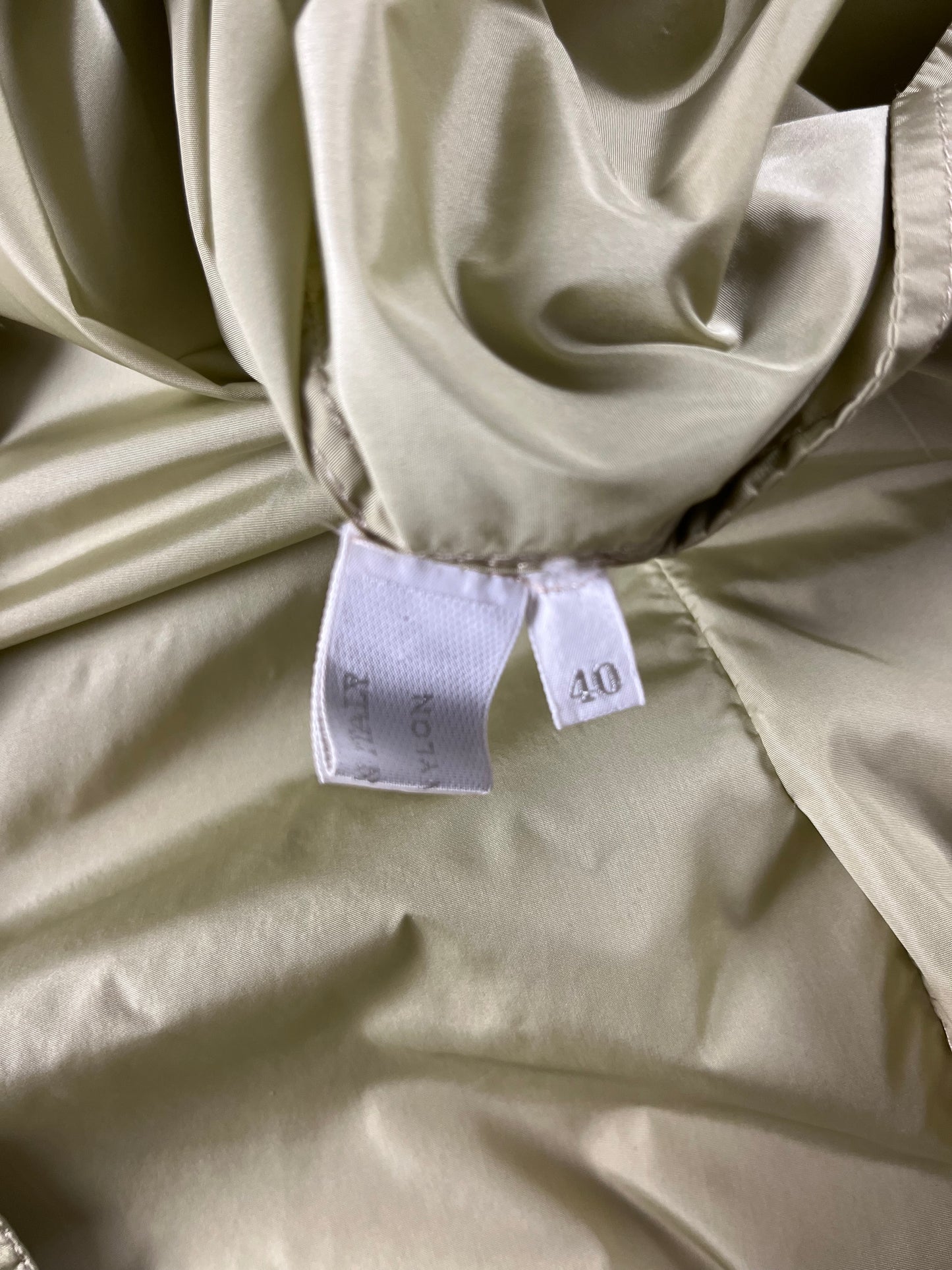 Prada Translucent Electric Nylon Strapped Long Light Jacket SS 1998 - XS