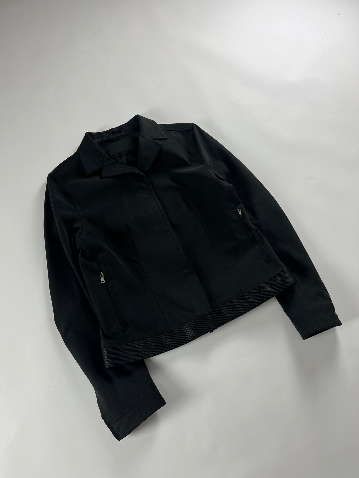 Prada Black Work Jacket SS 1999 - S