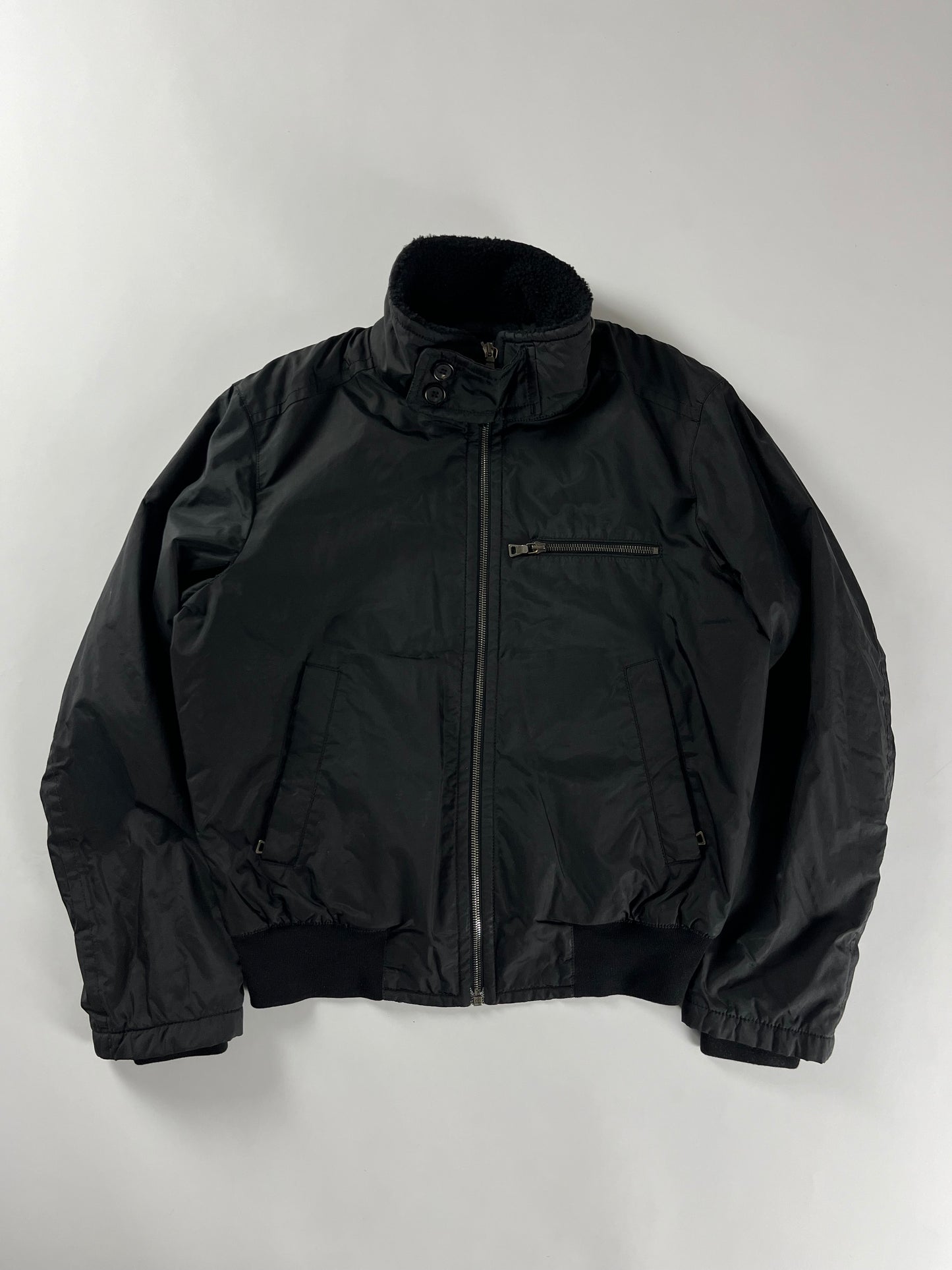 Prada Two Button Funnel Neck Bomber Jacket FW 2006 - M