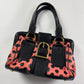 Celine Sample Gold Buckle Pink Leather Black Bag FW 2004 - OS