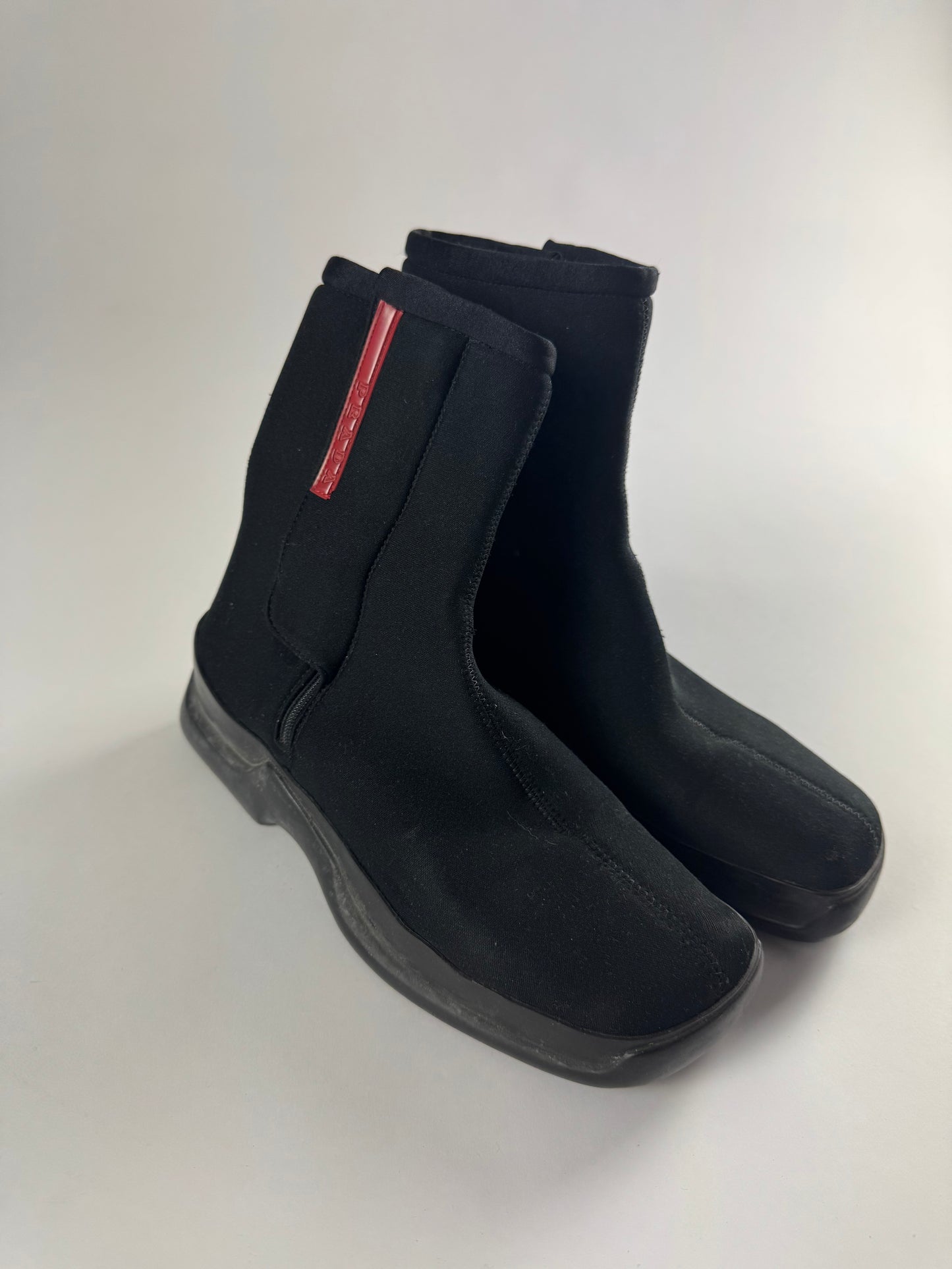 Prada Linea Rossa Neoprene Boots FW 1999 - 38 IT/39 EU