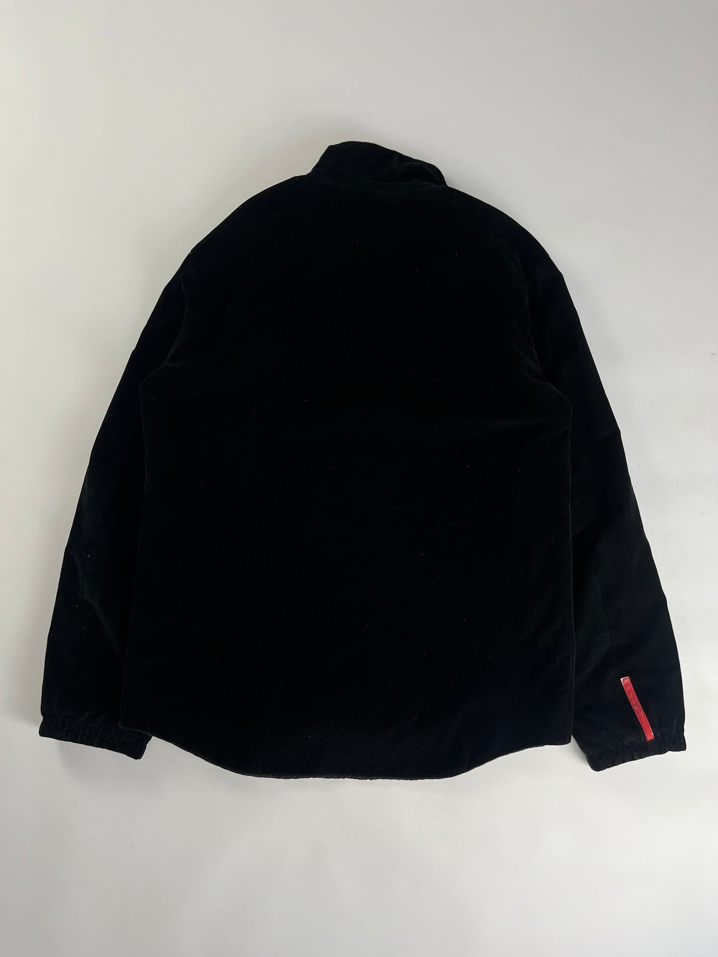Prada Linea Rossa Dark Corduroy Jacket 2000s - L