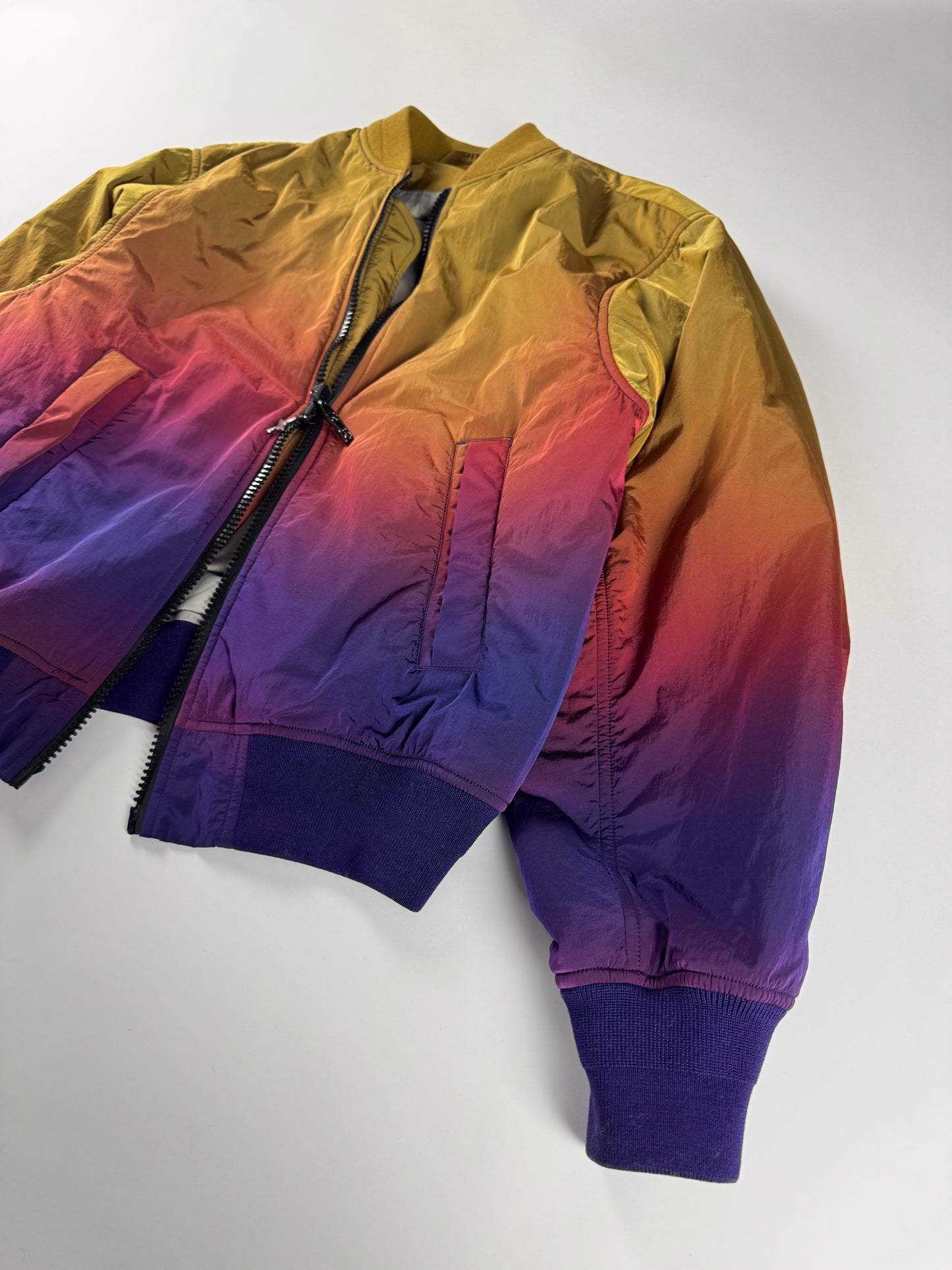 Dior x Lewis Hamilton Sample Afrofuturistic Gradient Bomber Jacket FW 2025 - M