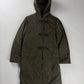 Prada Multi Belt Khaki Nylon Long Safari Coat FW 1999 - S
