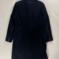 Jean Paul Gaultier Puissance Two Minimalist Dark Velvet Mandarin Collar Coat 2000s - M