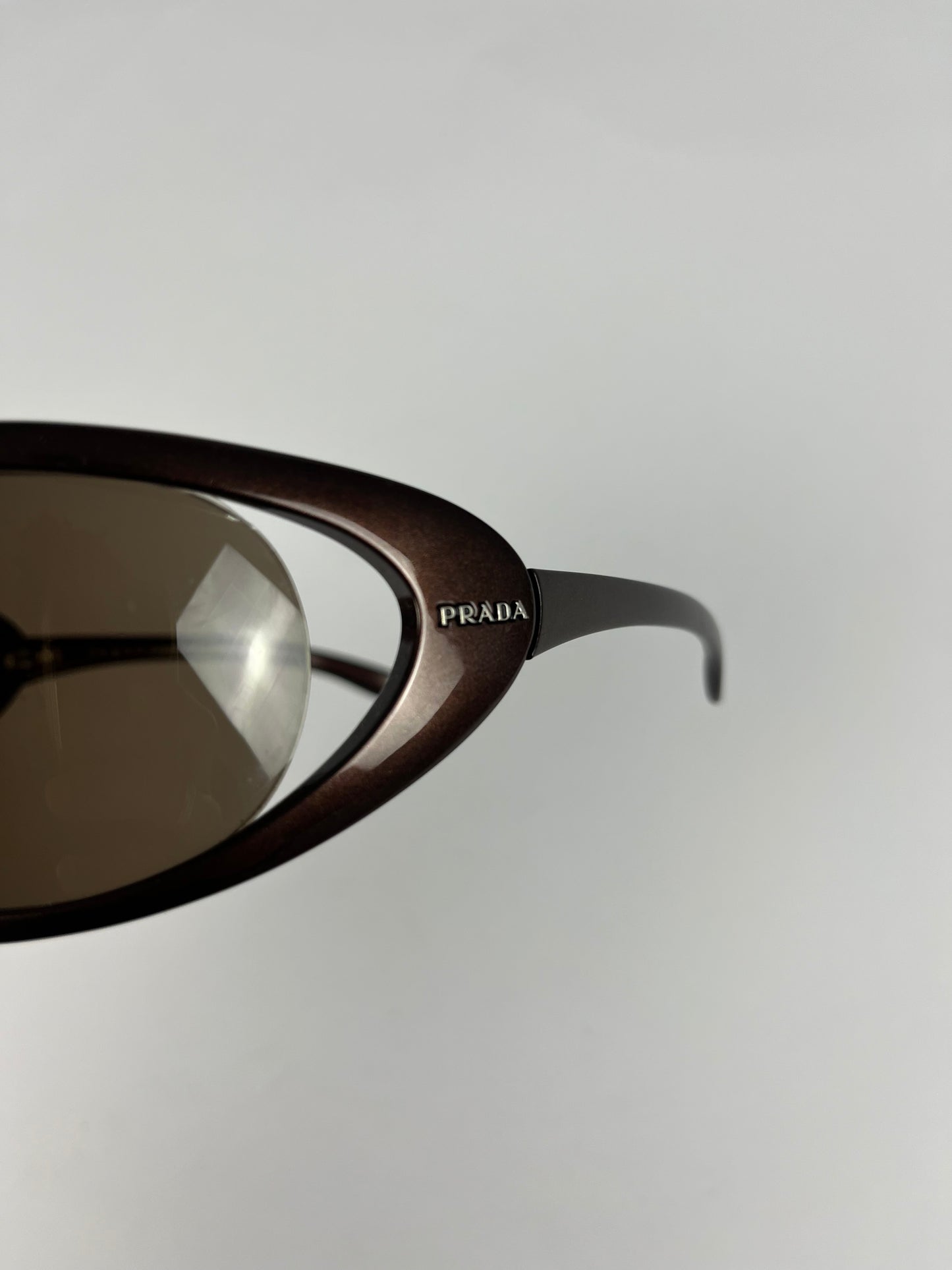 Prada Brown Gap Vision Sunglasses - OS