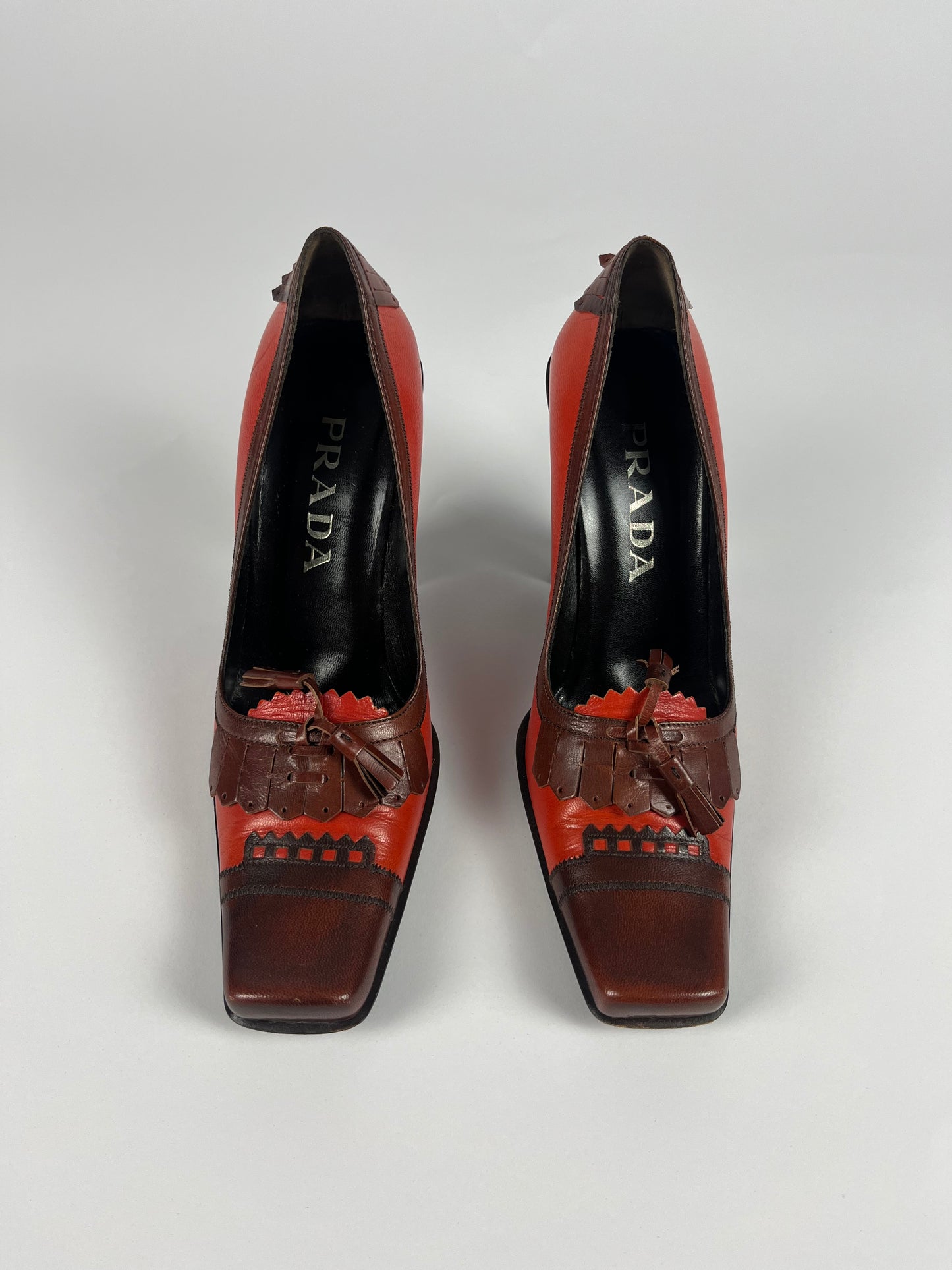 Prada Leather Heels FW 1999 - 37,5 IT/ 38,5 EU