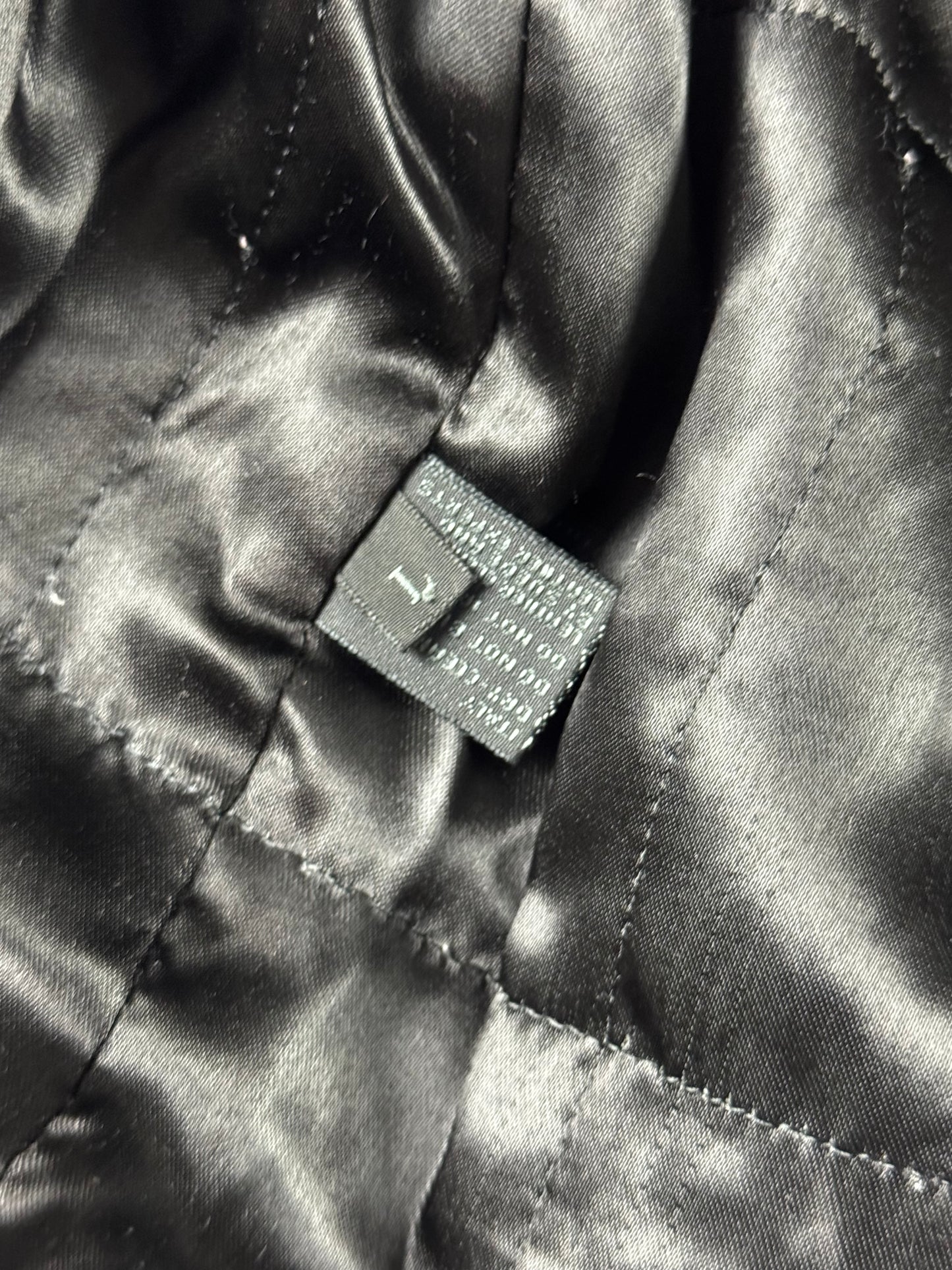 Prada Multi Pockets Leather Collar Officer Jacket FW 1994 - L