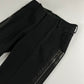 Gucci Leather Trimmed Zipper Pants FW 2001 - S