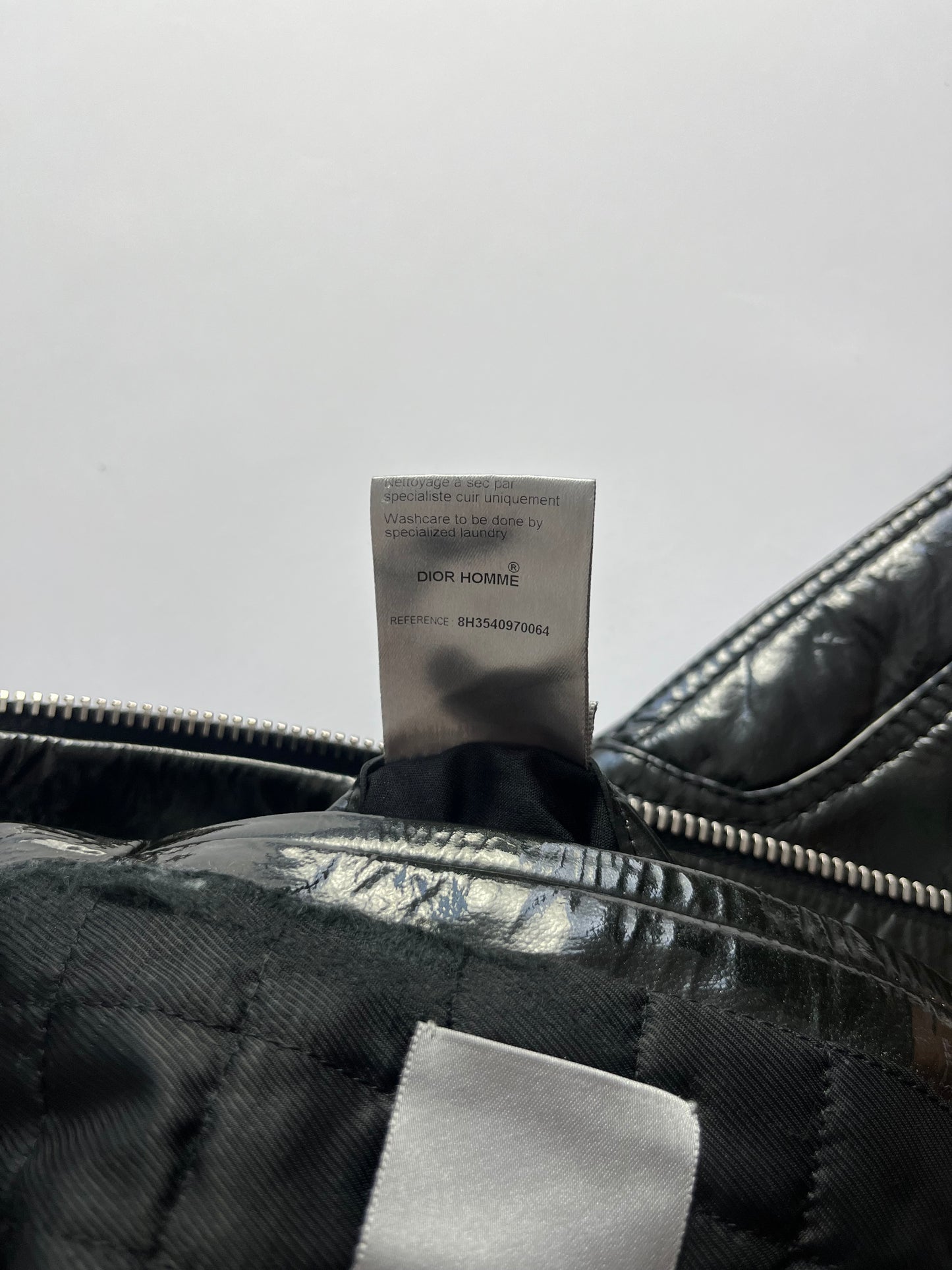 Dior Homme Napoleon Military Bright Dark Leather Jacket FW 2008 - M