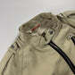 Prada Cream Leather Zipped Moto Jacket FW 2006 - M