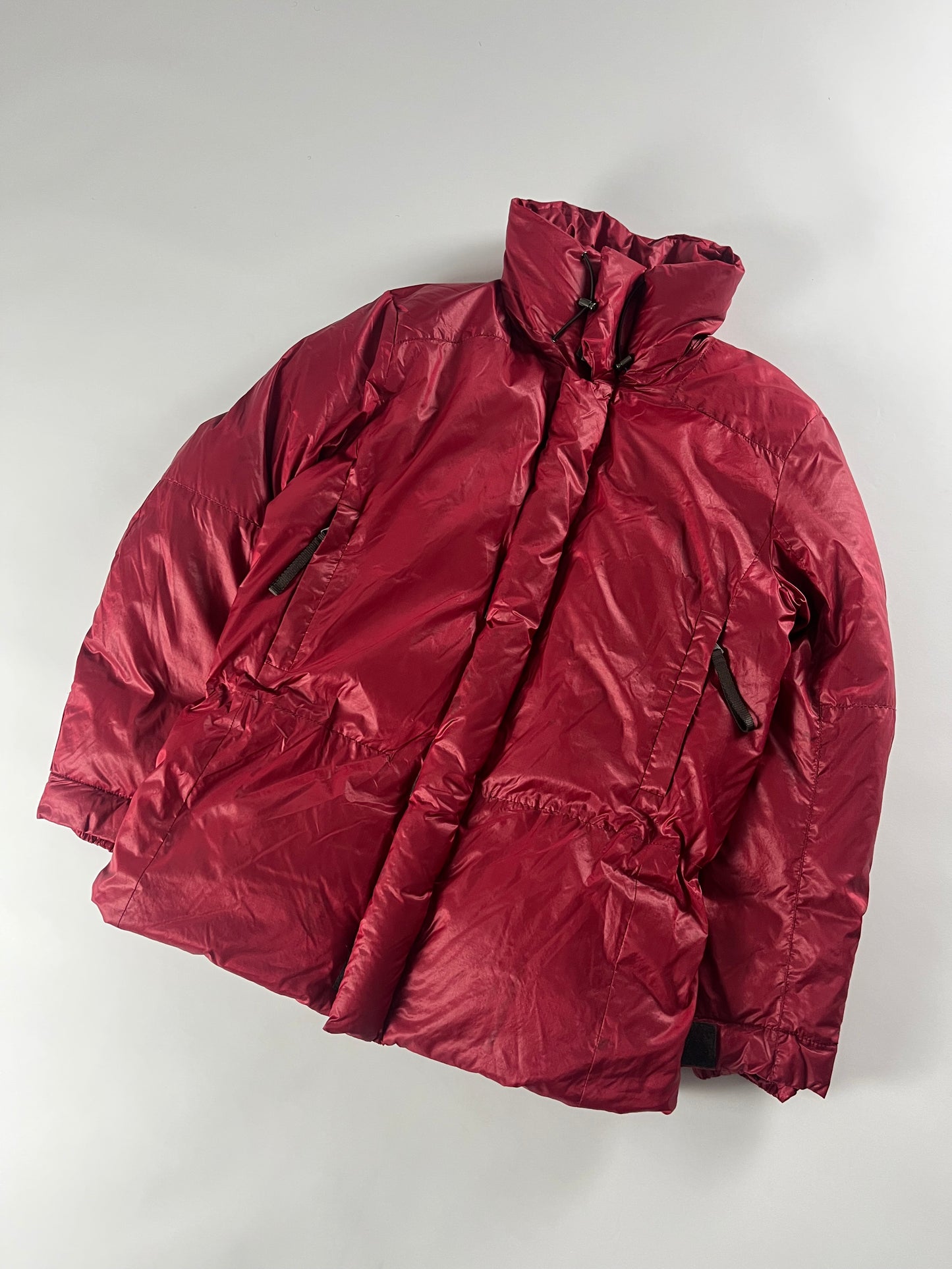 Prada Linea Rossa Red Nylon Astro Down Jacket - L