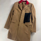 Givenchy Cashmere Color Patch Wool Coat Pre Fall 2015 - M