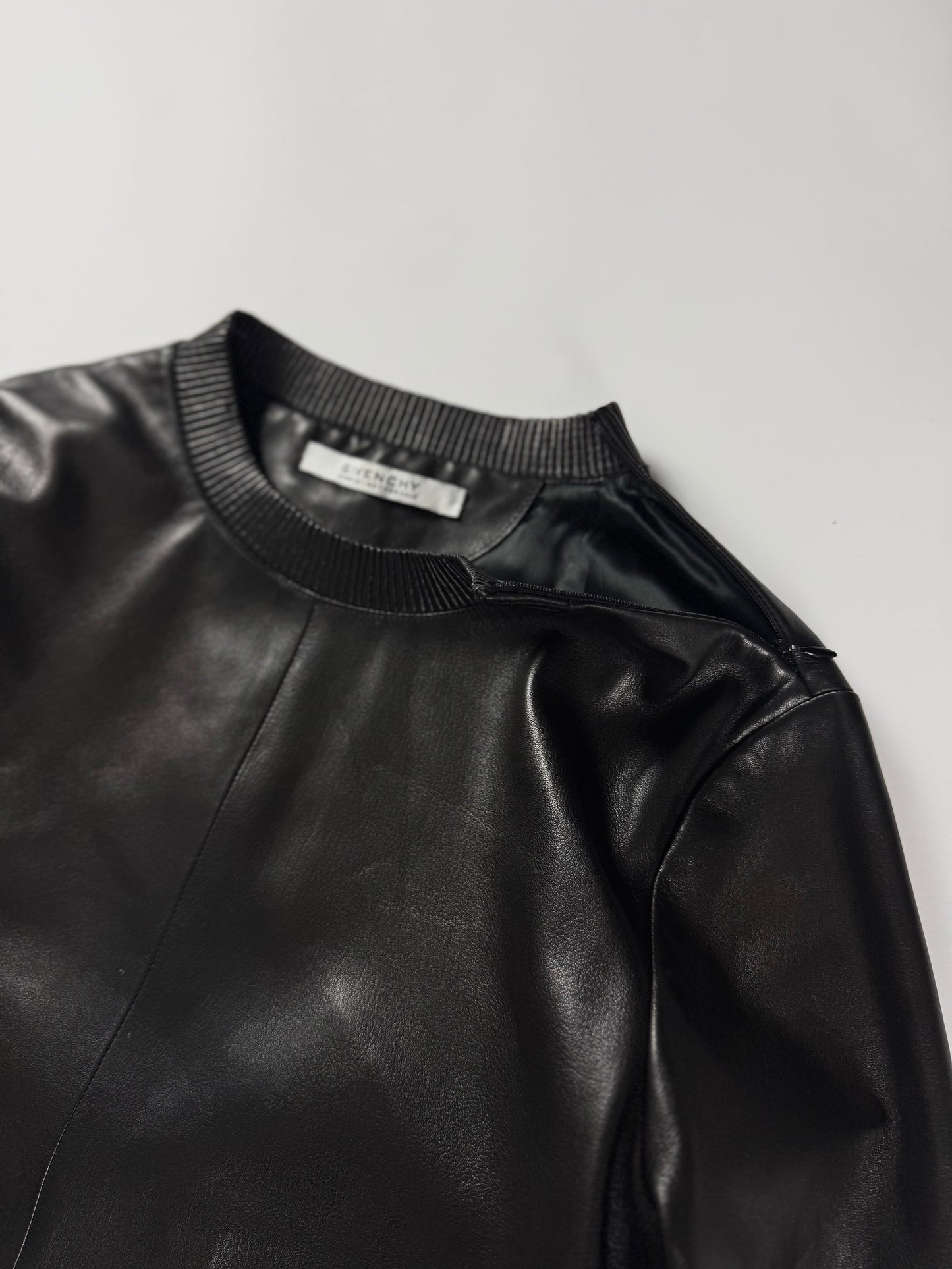 Givenchy Sample Lamb Leather Sweater SS 2015 - S