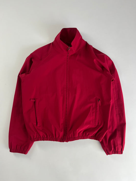Prada Linea Rossa Red Nylon Bomber Jacket FW 1999 - M