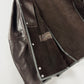 Louis Vuitton Dark Brown Light Leather Trucker Buttoned Jacket 2000s - L