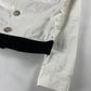 Gucci White Yacht-Club Belted Jacket SS 2015 - S