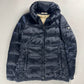 Prada Milano Triangle Logo Navy Puffer Turtleneck Jacket FW 2010 - S