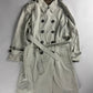 Miu Miu Light Grey Belted Trench Coat 2000s - S